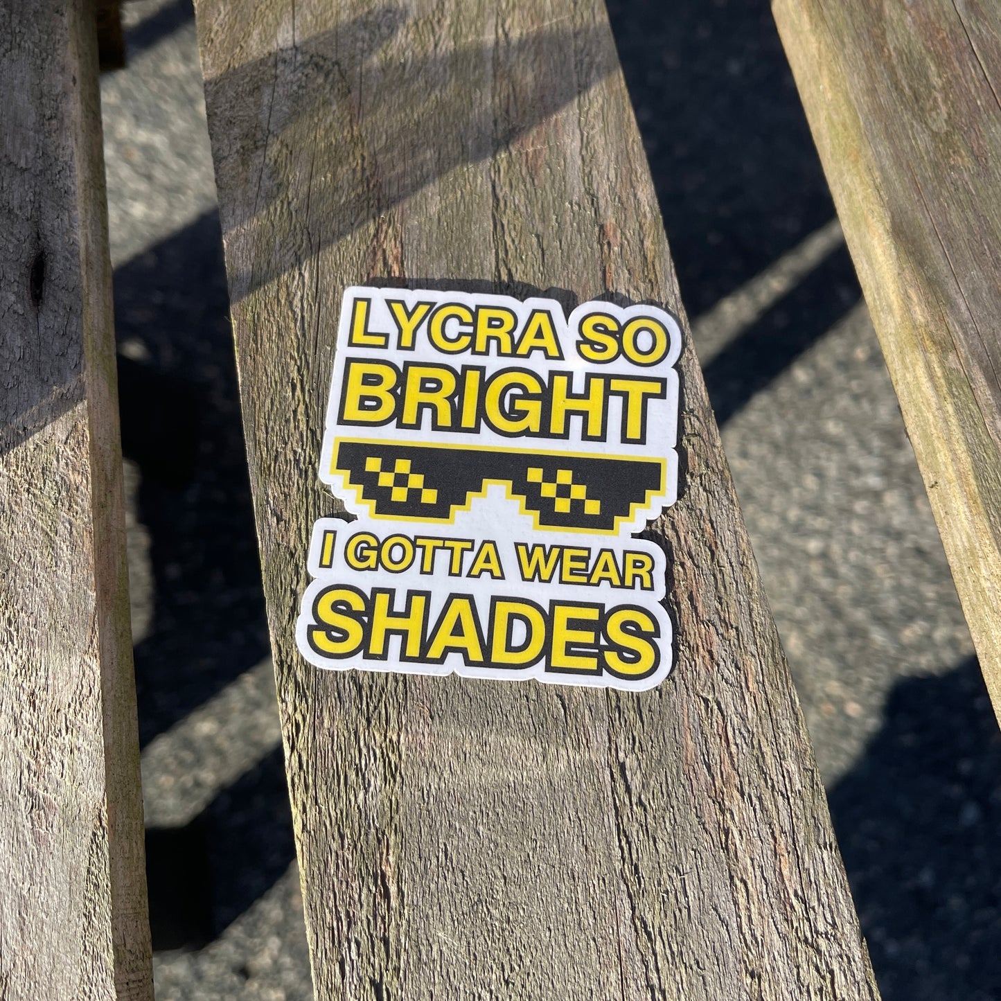 Lycra Sticker