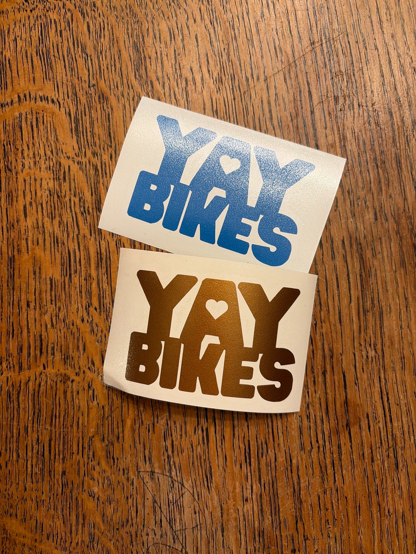 Yay Bikes Vinyl Decal
